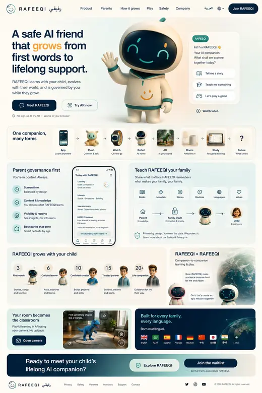 Concept · The companion at home